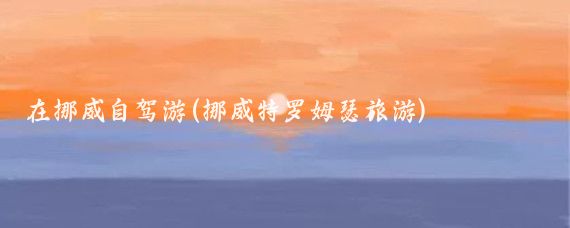 在挪威自驾游(挪威特罗姆瑟旅游)