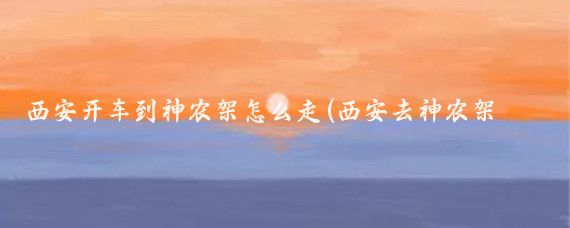 西安开车到神农架怎么走(西安去神农架旅游)