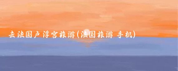 去法国卢浮宫旅游(法国旅游 手机)