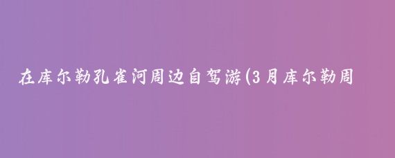 在库尔勒孔雀河周边自驾游(3月库尔勒周边自驾景点)